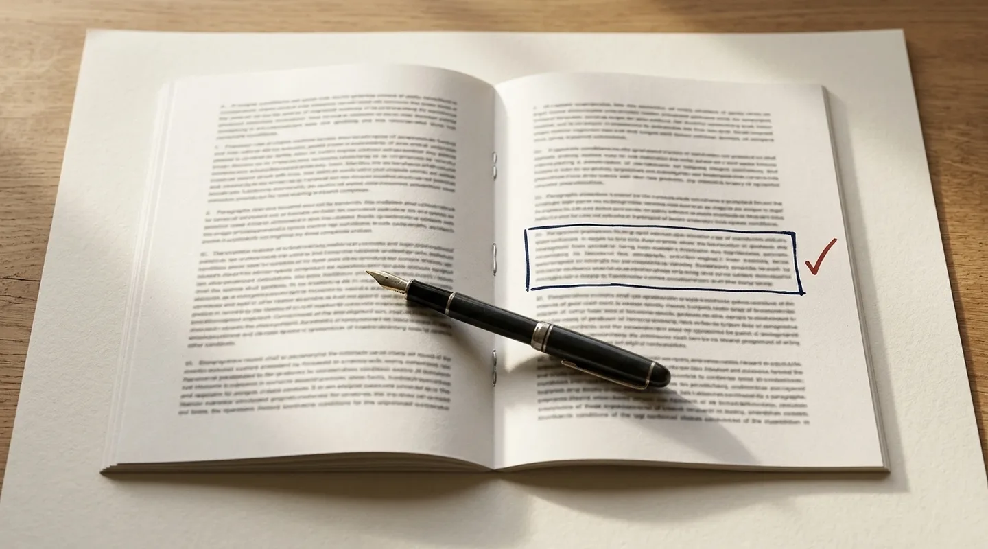 Conditions générales ouvertes, une clause encadrée à l’encre