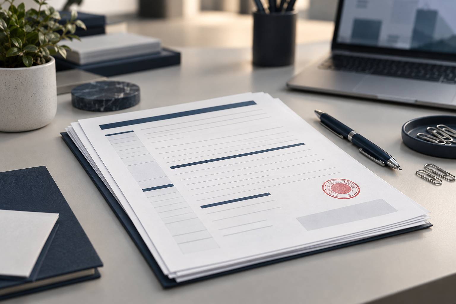 Bureau de développeur indépendant avec ordinateur, carnet vierge et tasse de café