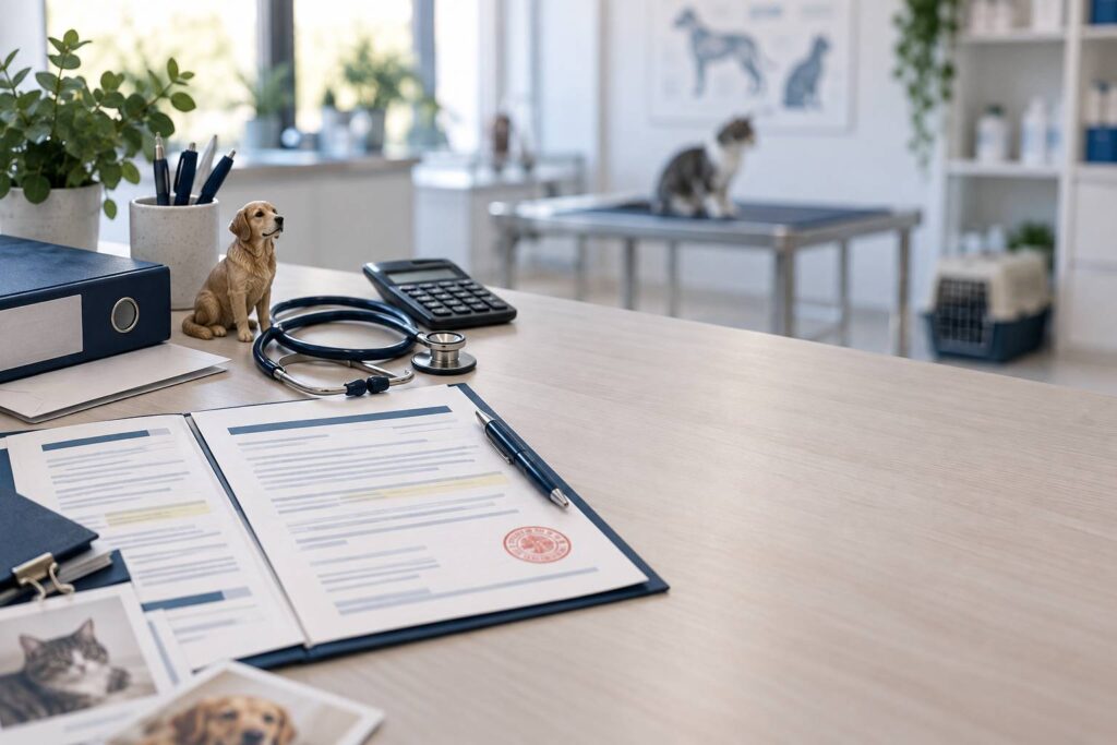 Illustration éditoriale du sujet : Vétérinaire libéral : le régime d'assurance de la profession